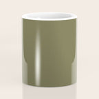 Solid Shaded Lichen Coffee Mug Gallery Image 4