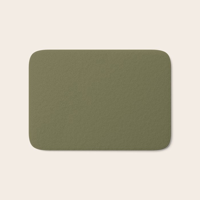 Solid Shaded Lichen Bath Mat Gallery Image 1