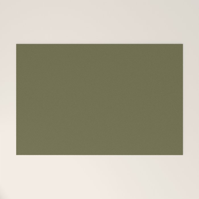 Solid Shaded Lichen Welcome Mat Gallery Image 1