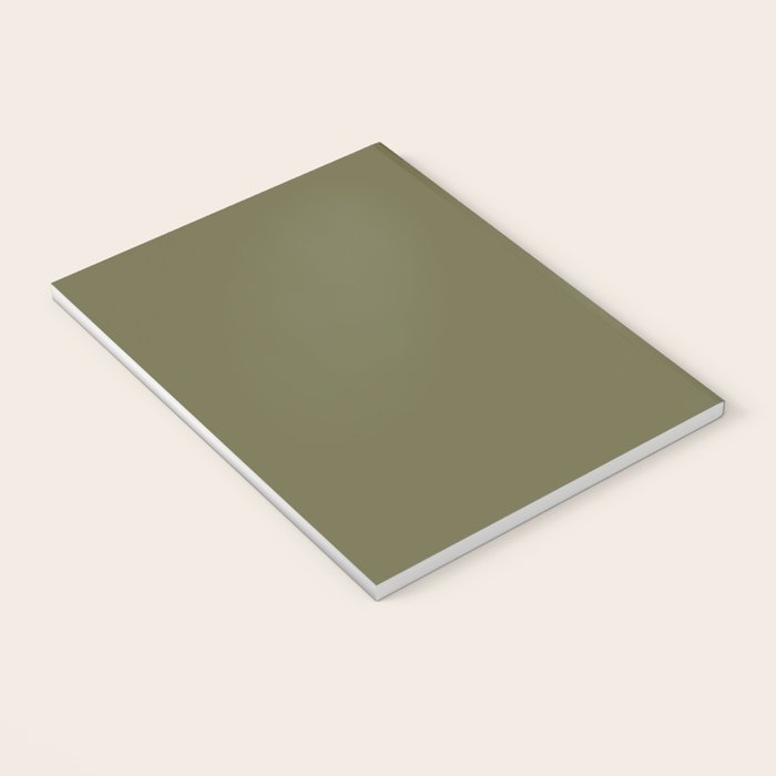 Solid Shaded Lichen Notebook Gallery Image 3
