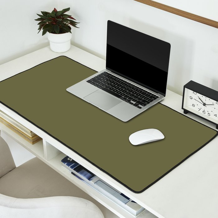 Solid Shaded Lichen Desk Mat Gallery Image 2