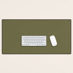 Solid Shaded Lichen Desk Mat Gallery Image 1