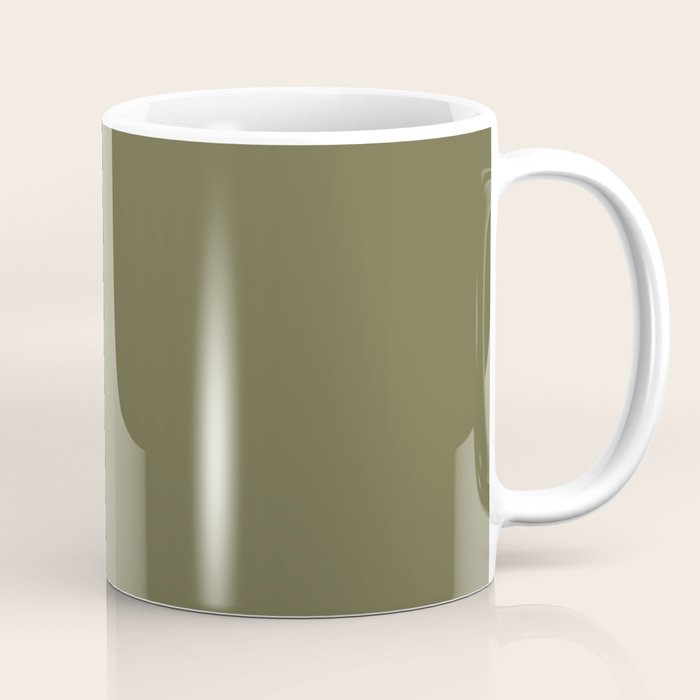 Solid Shaded Lichen Coffee Mug Gallery Image 1