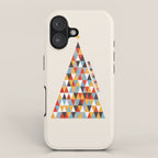 Modern Christmas Tree iPhone Case Gallery Image 1