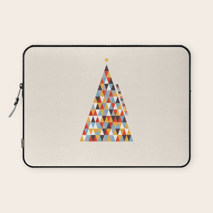 Modern Christmas Tree Laptop Sleeve Gallery Image 1