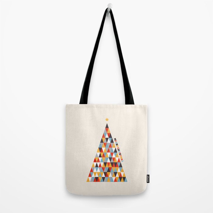 Modern Christmas Tree Tote Bag Gallery Image 2