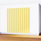 Sunshine Yellow Simple Stripe Wall Mural Gallery Image 2