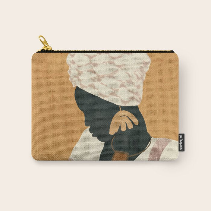 African Woman Carry All Pouch Gallery Image 1
