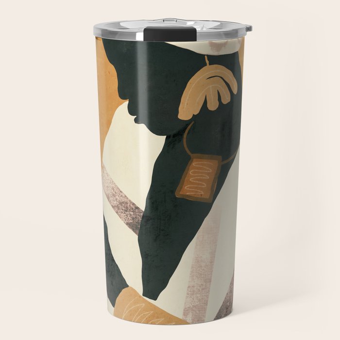 African Woman Travel Mug Gallery Image 1