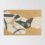 African Woman Rug Gallery Image 2