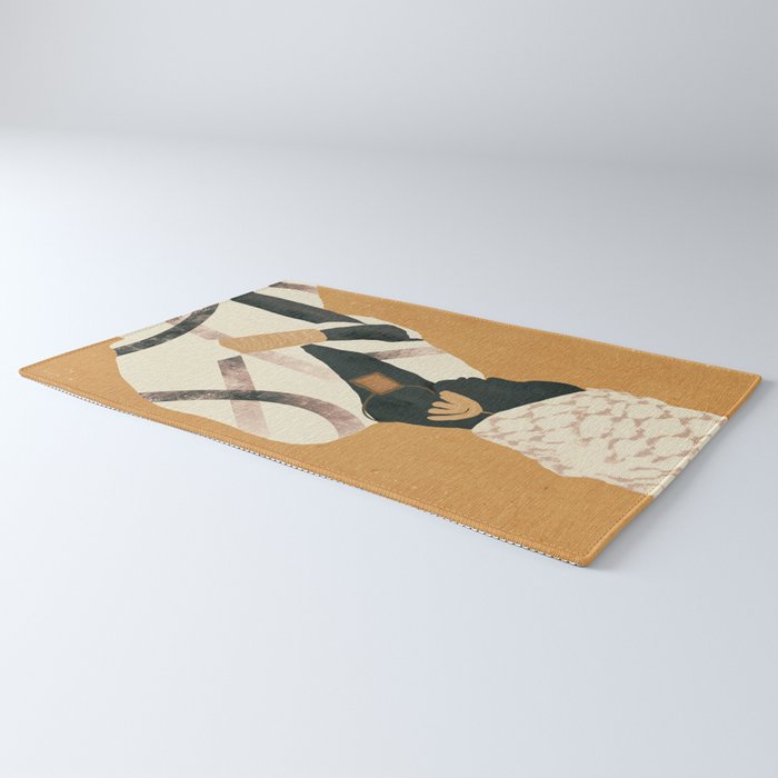 African Woman Rug Gallery Image 3