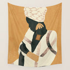 African Woman Wall Tapestry Gallery Image 4