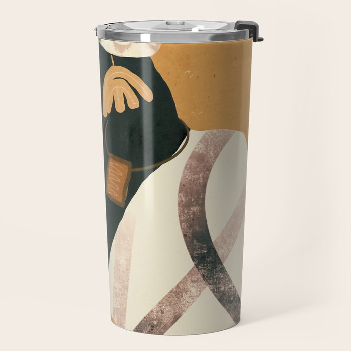 African Woman Travel Mug Gallery Image 2