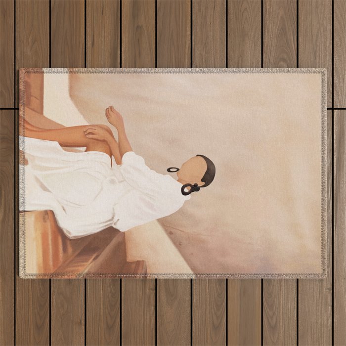 Lady in Waiting Outdoor Rug Gallery Image 1