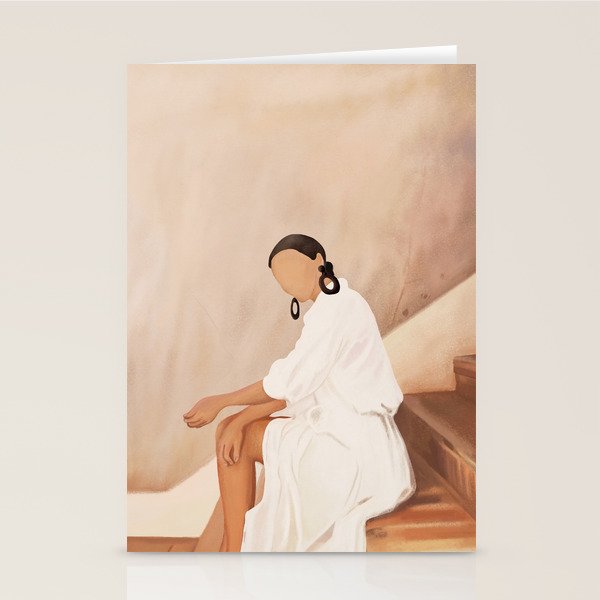 Lady in Waiting Stationery Card Gallery Image 1