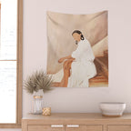 Lady in Waiting Wall Tapestry Gallery Image 2