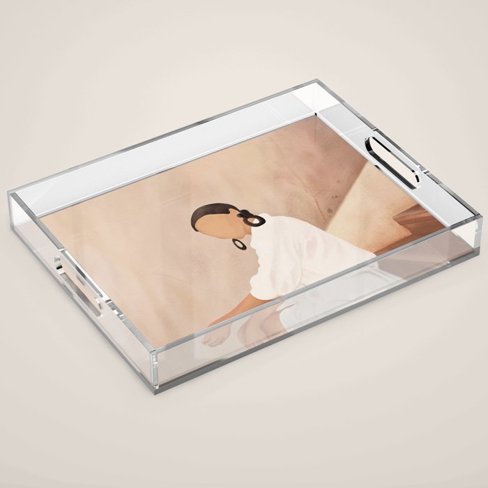 Lady in Waiting Acrylic Tray Gallery Image 1