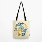 Magical Woodland Floral With Mushrooms Tote Bag Gallery Image 2