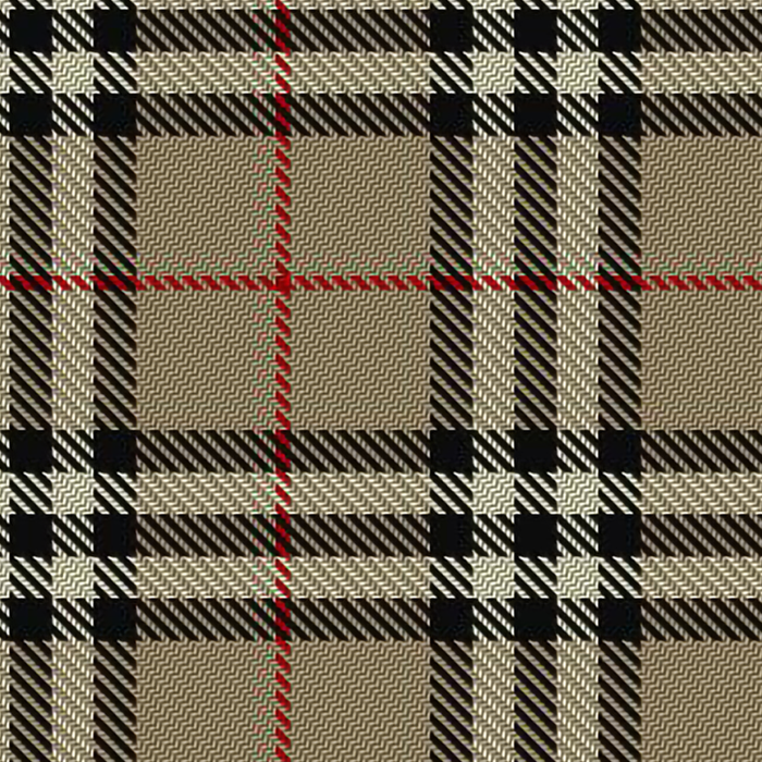 Luxury Beige Tartan Plaid Pattern Coffee Mug Gallery Image 2