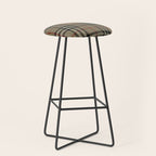 Luxury Beige Tartan Plaid Pattern Stool Gallery Image 1