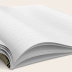 Luxury Beige Tartan Plaid Pattern Notebook Gallery Image 2