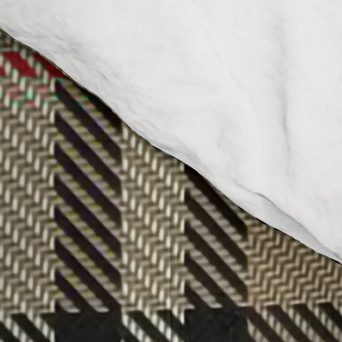 Luxury Beige Tartan Plaid Pattern Comforter Gallery Image 4