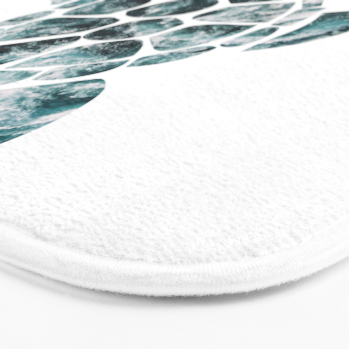 Sea Turtle - Turquoise Ocean Waves Bath Mat Gallery Image 3