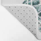 Sea Turtle - Turquoise Ocean Waves Bath Mat Gallery Image 2