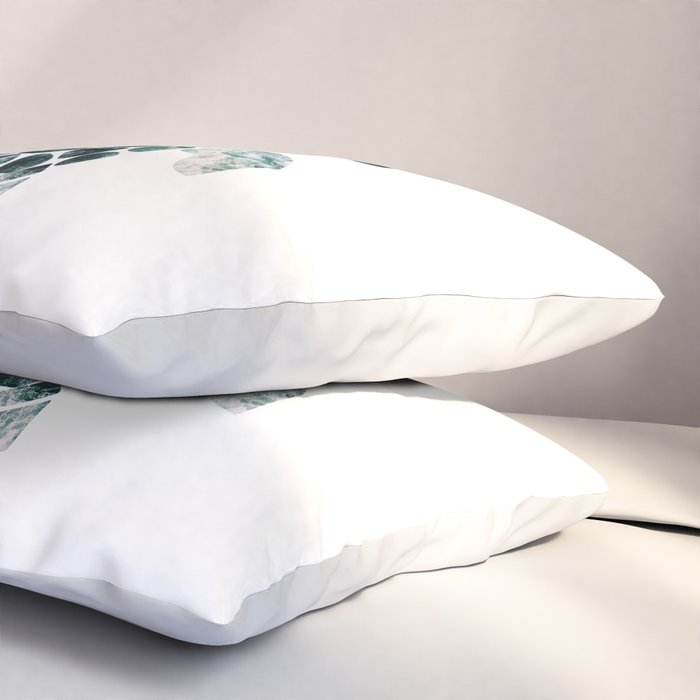 Sea Turtle - Turquoise Ocean Waves Pillow Sham Gallery Image 3