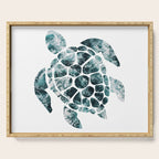 Sea Turtle - Turquoise Ocean Waves Serving Tray Gallery Image 1