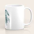 Sea Turtle - Turquoise Ocean Waves Coffee Mug Gallery Image 1