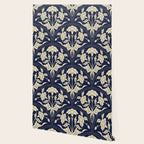 Victorian Botanicals Cornflower In Navy Blue Wallpaper Gallery Image 2