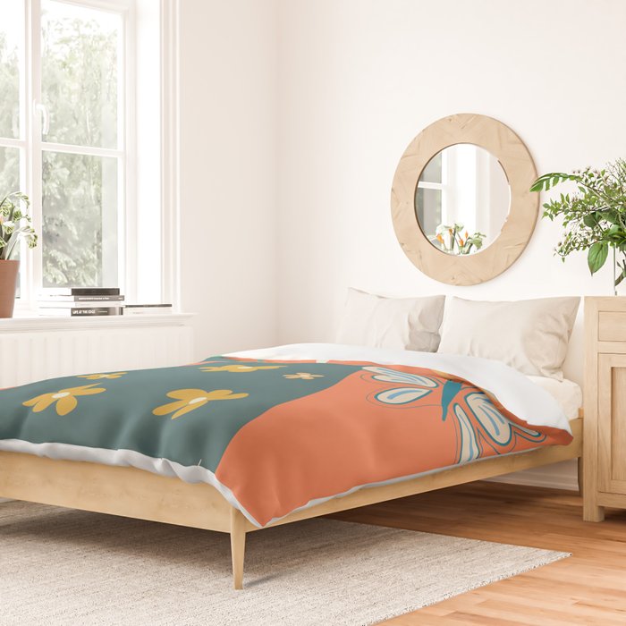 Modern Botanicals No 8 Duvet Cover Gallery Image 2