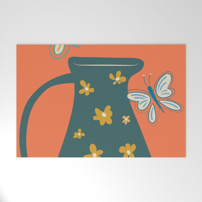 Modern Botanicals No 8 Welcome Mat Gallery Image 1