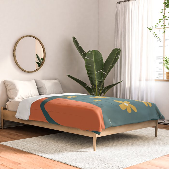 Modern Botanicals No 8 Comforter Gallery Image 2