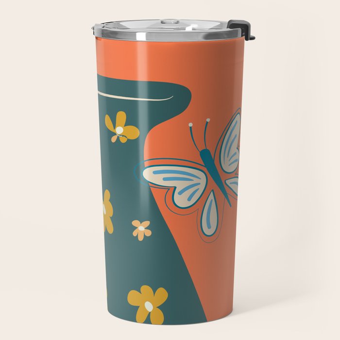 Modern Botanicals No 8 Travel Mug Gallery Image 2