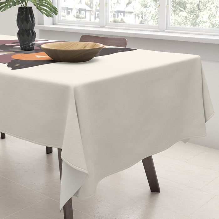 Spooky Cat on a Pumpkin Tablecloth Gallery Image 3