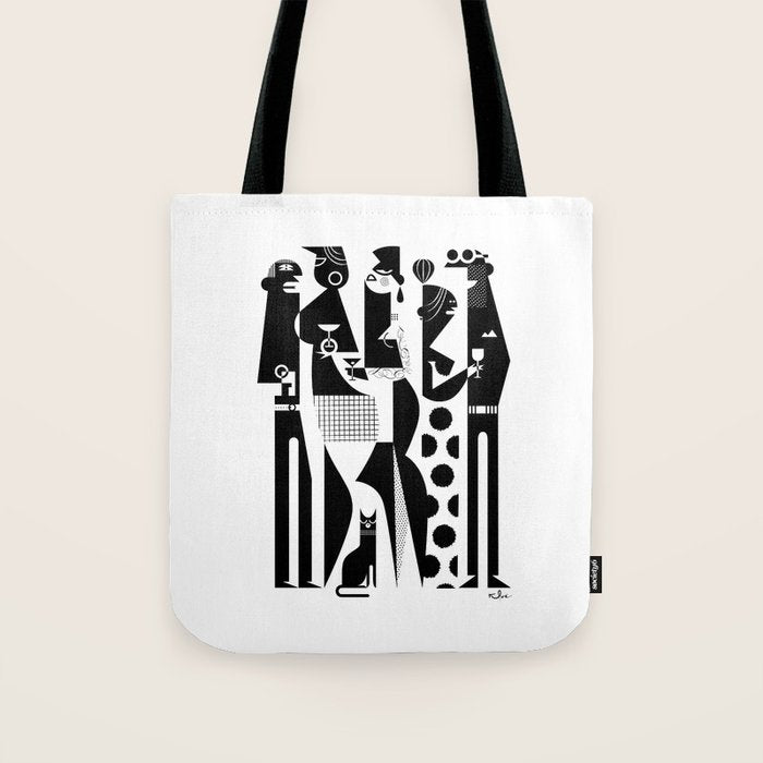 NYC Party People Tote Bag Gallery Image 1