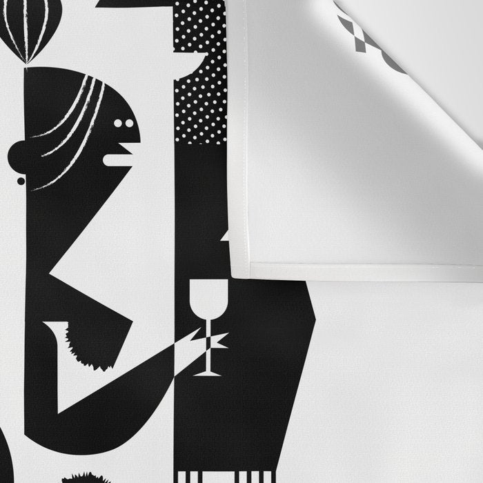 NYC Party People Wall Tapestry Gallery Image 3