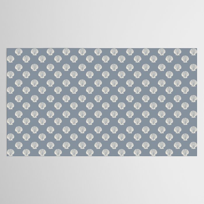 coastal scallop seashells Tablecloth Gallery Image 2