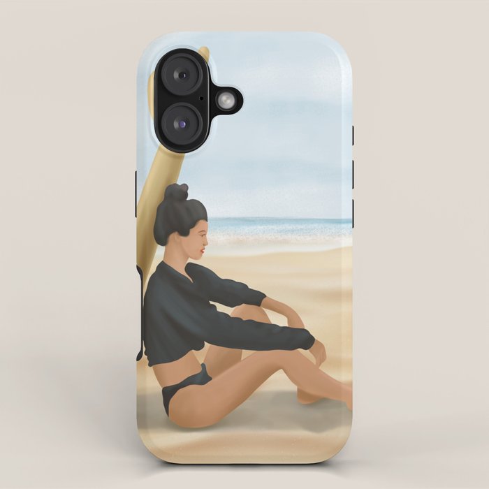 Surfboard Shade iPhone Case Gallery Image 1