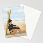 Surfboard Shade Stationery Card Gallery Image 2