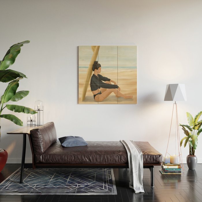 Surfboard Shade Wood Wall Art Gallery Image 2