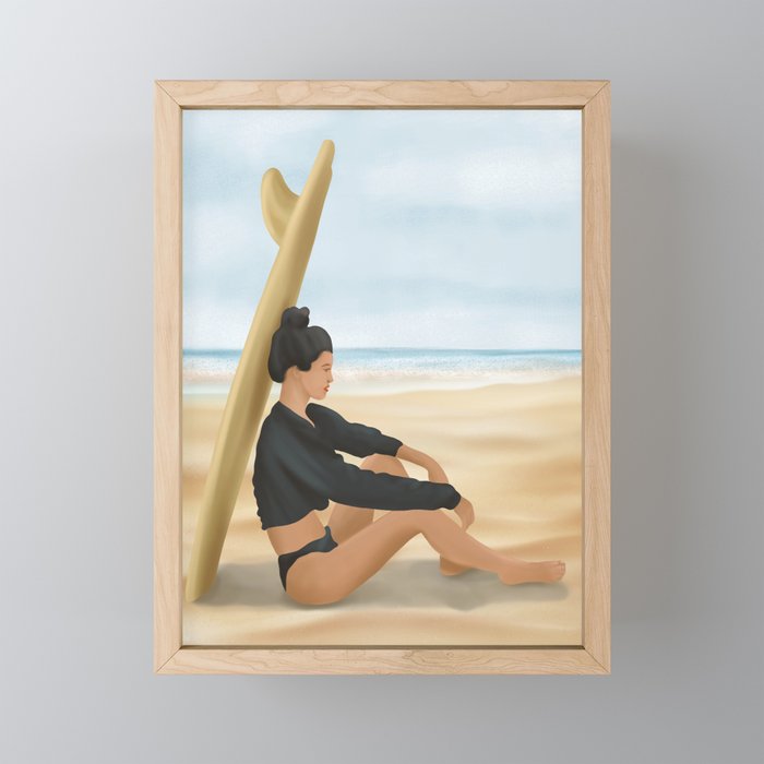 Surfboard Shade Mini Art Print Gallery Image 1