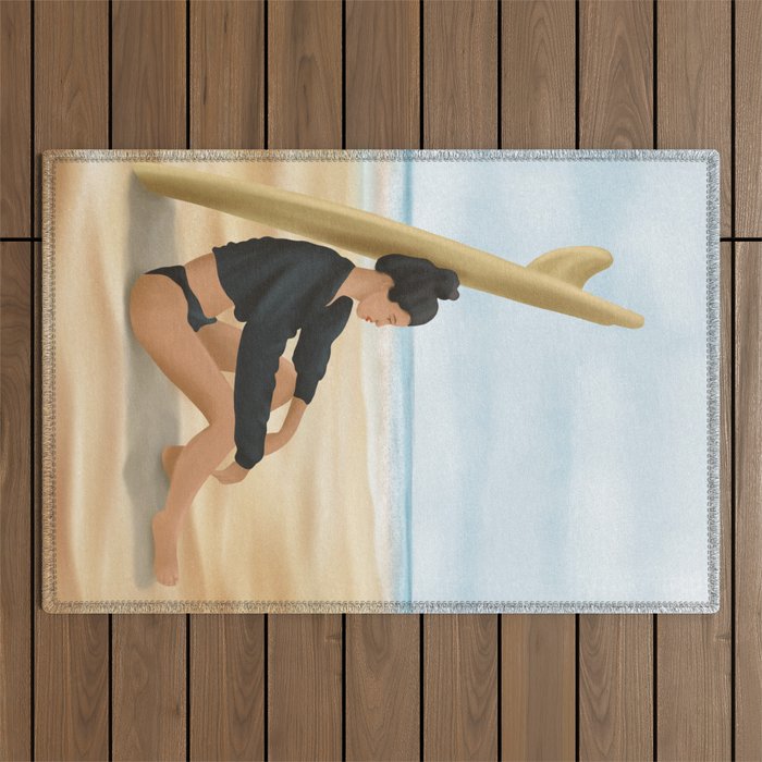 Surfboard Shade Outdoor Rug Gallery Image 1