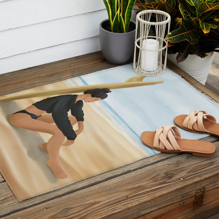 Surfboard Shade Outdoor Rug Gallery Image 2