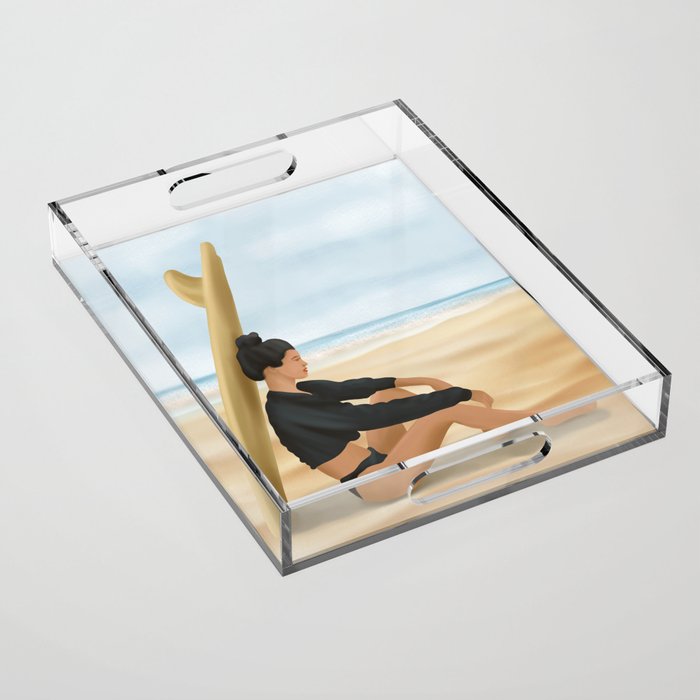 Surfboard Shade Acrylic Tray Gallery Image 1