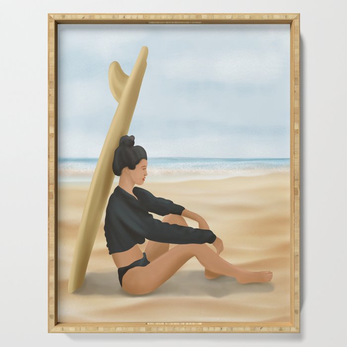 Surfboard Shade Serving Tray Gallery Image 1