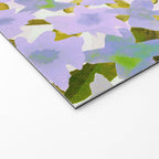 Lilac Watercolor Garden Welcome Mat Gallery Image 2