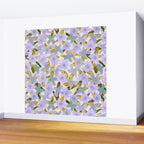 Lilac Watercolor Garden Wall Mural Gallery Image 2
